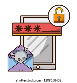 cybersecurity threat cartoon