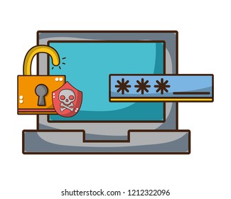 cybersecurity threat cartoon