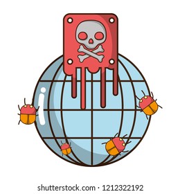 cybersecurity threat cartoon