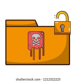 cybersecurity threat cartoon