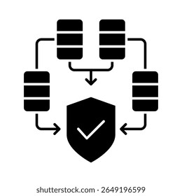 Cybersecurity vector icon. Firewall illustration sign. Web protection symbol. Cyber security web icon.