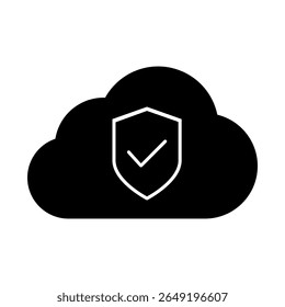 Icono de Vector de ciberseguridad. Signo de ilustración de cortafuegos. Símbolo de protección del Web. Icono de Web de seguridad cibernética.