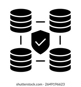 Icono de Vector de ciberseguridad. Signo de ilustración de cortafuegos. Símbolo de protección del Web. Icono de Web de seguridad cibernética.