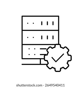 Cybersecurity vector icon. Firewall illustration sign. Web protection symbol. Cyber security web icon.