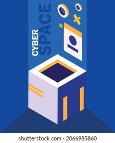 cyberspace future technology digital and virtual