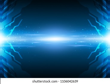 Cyberspace style, Technology abstract, hi-tech and sci-fi concept, Vector illustration background.