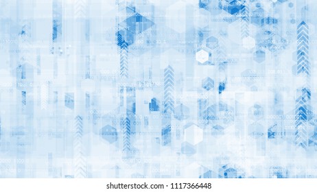 Cyberspace Virtual Communication Background. Artificial Intelligence System Texture. Abstract  Sci Fi, Scientific Pattern. Packaging, Ad Design Background.