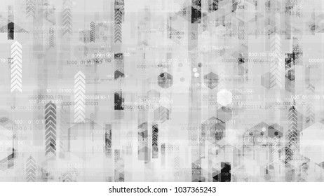 Cyberspace Virtual Communication Background. Hi Tech Global Hacker Network Texture. Hacking Software Encryption Pattern. Poster, Advertising Design Background.