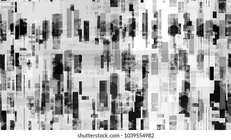 Cyberspace Virtual Communication Background. Innovation Engineering Texture. Hacking Software Encryption Pattern. Packaging, Ad Design Background.
