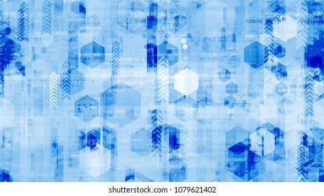 Cyberspace Virtual Communication Background. Innovation Engineering Texture. Abstract  Sci Fi, Scientific Pattern. Packaging, Ad Design Background.