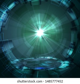 Cyberspase technology backdrop, virtual abstract network background. Vector illustration. eps 10