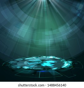 Cyberspase technology backdrop, virtual abstract network background. Vector illustration. eps 10