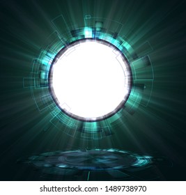 Cyberspase technology backdrop, virtual abstract network background. Vector illustration. eps 10