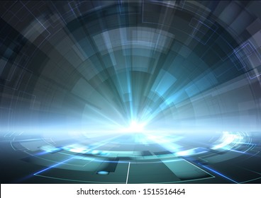 Cyberspase technology backdrop, virtual abstract network background.
