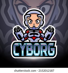 Cyborg Esport Logo Mascot Design