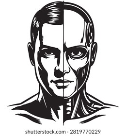 Cyborg half human half