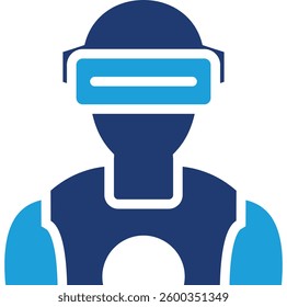 Cyborg Icon Element For Design