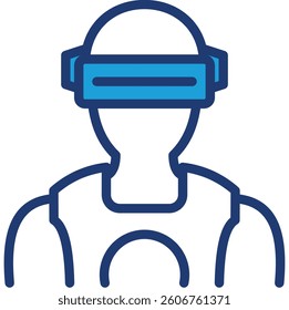 Cyborg Icon Element For Design
