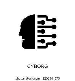 Cyborg icon. Cyborg symbol design from Artificial Intellegence collection.