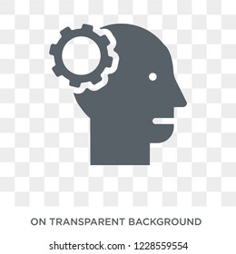 Cyborg icon. Trendy flat vector Cyborg icon on transparent background from Artificial Intelligence, Future Technology collection. 