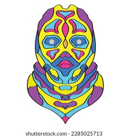 Cyborg-Ornament, Vektorgrafik