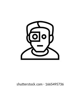 Icono de vector de ciboración en lineal, icono de contorno aislado en fondo blanco