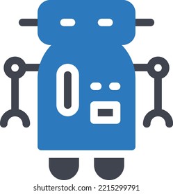 cyborg Vector illustration on a transparent background. Premium quality symmbols. Glyphs vector icons for concept and graphic design. 

