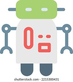 cyborg Vector illustration on a transparent background. Premium quality symmbols. Line Color vector icons for concept and graphic design.