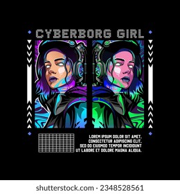 cybrog female street wear style design style