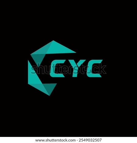 CYC creative minimalist letter logo. CYC unique vector initials alphabet letter logo design 

