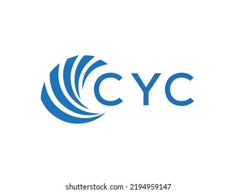 CYC Letter Logo Design On White Background. CYC Creative Circle Letter Logo Concept. CYC Letter Design.
