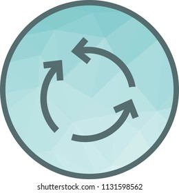 Cycle Arrow Icon Stock Vector (Royalty Free) 1131598562 | Shutterstock