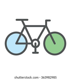 Cycle Bold Icon Illustration