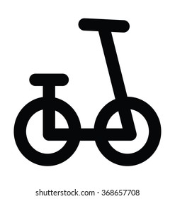 Cycle Bold Line Vector Icon