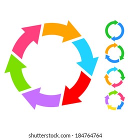 Cycle Circle Icon Stock Vector (Royalty Free) 184764764 | Shutterstock