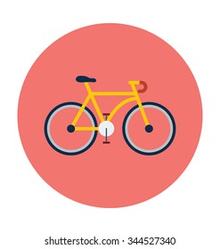 Cycle Colored Vector Icon
