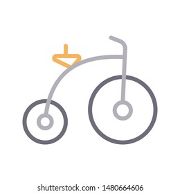 cycle colour line vector icon