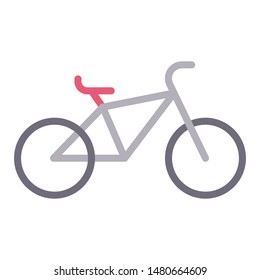 cycle colour line vector icon