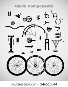 Cycle components.