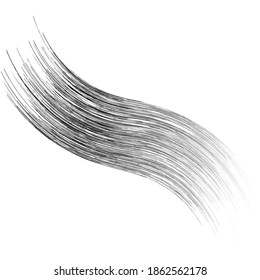 Cycle design element with contort, spin effect. Abstract swerve circlet spiral