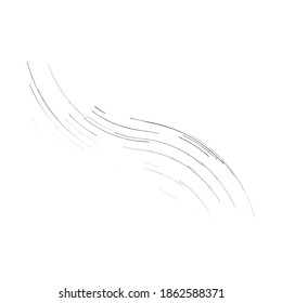 Cycle design element with contort, spin effect. Abstract swerve circlet spiral