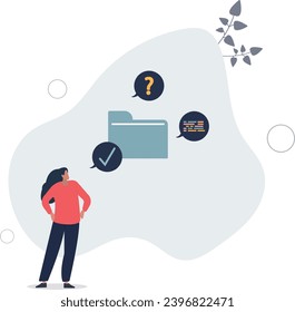 Cycle of feedback and customer review control process .flat vector illustration.Marketing loop with client comment, product or service improvement and reply