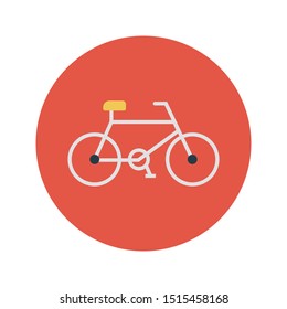 cycle glyph flat vector icon