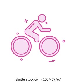 Cycle icon design vector