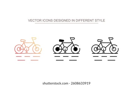 Cycle icon design with white background stock illustration