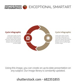 Cycle infographics template 1