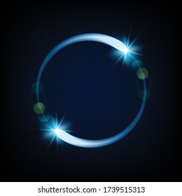 Cycle light effect .Graphic vector