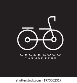 Cycle logo vector, Bicycle logo template.