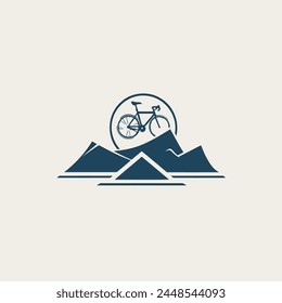 Cycle Logo Vector Illustration Bicycle, Transport, Bike, Ride, Icon.