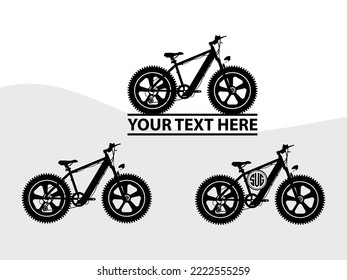 Cycle Monogram Printable Vector Illustration